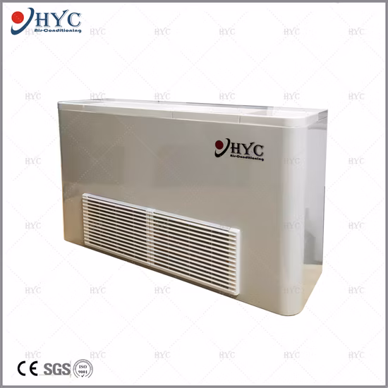 Unidade de bobina de ventilador de água gelada com dutos de alta espessura oculta no teto (motor DC/EC)