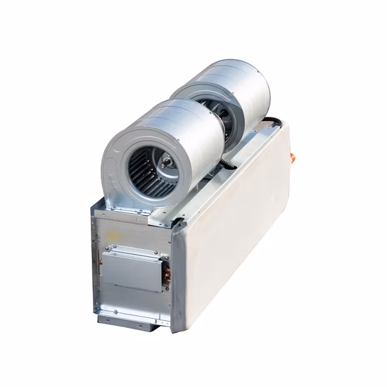 O teto para instalar a bobina do ventilador de desvio do ar condicionado da bomba de calor de água de resfriamento